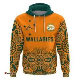 custom personalised australia rugby wallabies kangraroos zip up and pullover hoodie