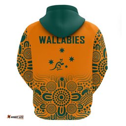 australia rugby wallabies kangraroos zip up and pullover hoodie