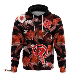 melbourne renegades cricket hoodie aboriginal art mix tropical flowers