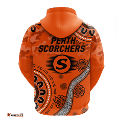 perth scorchers anzac day aboriginal hoodie