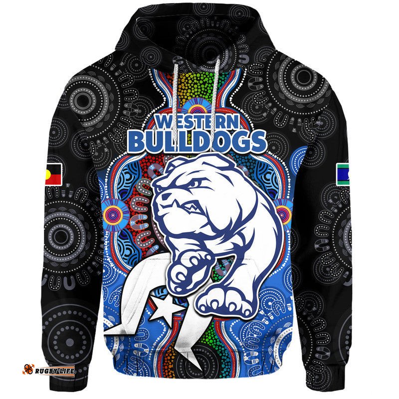 western bulldogs football naidoc week zip up and pullover hoodie indigenous
