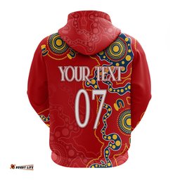 adelaide united soccer indigenous hoodie the reds