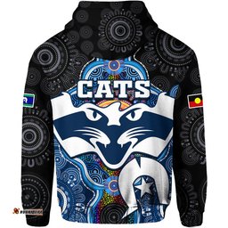 cats football naidoc week zip up and pullover hoodie indigenous