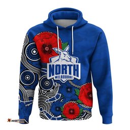 custom personalised anzac day afl north army mix aboriginal hoodie