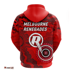 melbourne renegades anzac day aboriginal hoodie
