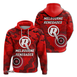 melbourne renegades anzac day aboriginal hoodie
