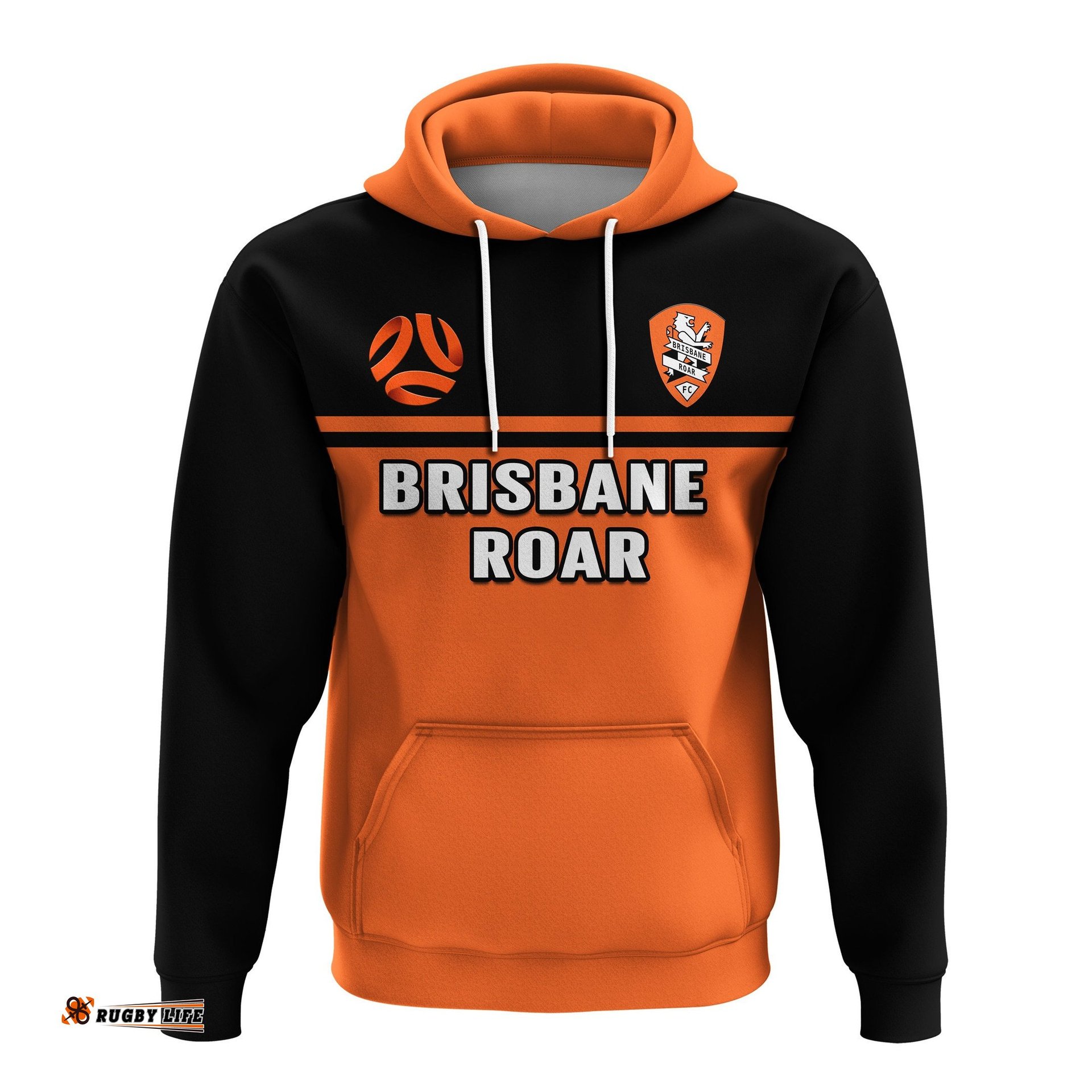 brisbane roar football hoodie go lions simple style