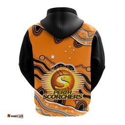 perth scorchers cricket hoodie aboriginal painting