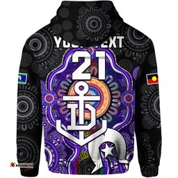 custom personalised dockers football naidoc week zip up and pullover hoodie indigenous