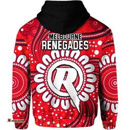 melbourne renegades cricket zip up and pullover hoodie aboriginal