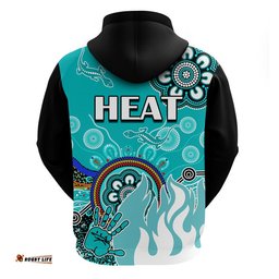 brisbane heat zip up and pullover hoodie cricket indigenous aboriginal lizard version