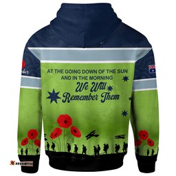 australia canberra anzac custom hoodie keeping the spirit alive hoodie