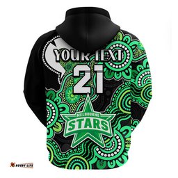 custom personalised melbourne stars cricket zip up and pullover hoodie naidoc torres strait for our elders