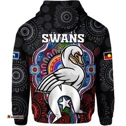 swans football naidoc week zip up and pullover hoodie indigenous