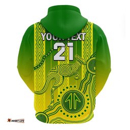 custom personalised australia soccer zip up and pullover hoodie go aussie socceroos with kangaroo