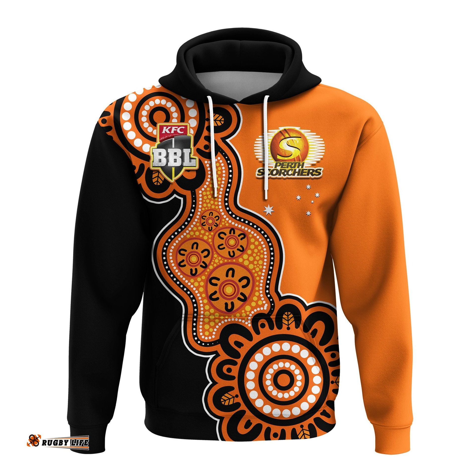 perth scorchers cricket hoodie we are the champions aboriginal