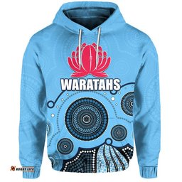 custom personalised and number nsw waratahs hoodie aboriginal