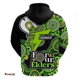 sydney thunder cricket zip up and pullover hoodie naidoc torres strait for our elders