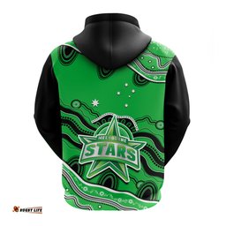 stars cricket hoodie melbourne aboriginal painting