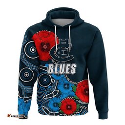 custom personalised anzac day afl blues army mix aboriginal hoodie