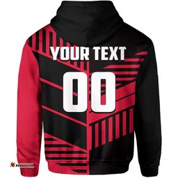 custom personalised and number wanderers football hoodie sporty style