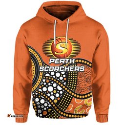 custom personalised perth scorchers hoodie aboriginla mix patterns jersey