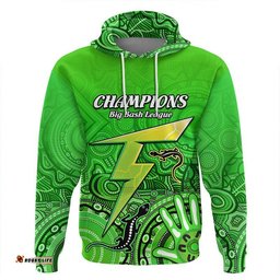 sydney thunder cricket champions zip up and pullover hoodie lizard indigenous aboriginal