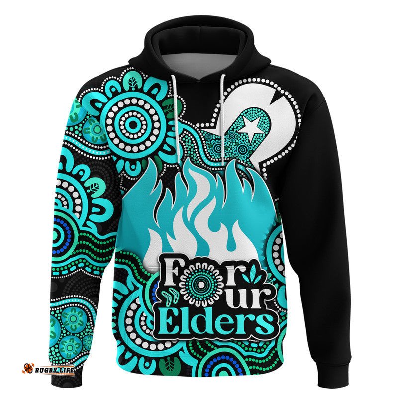 custom personalised brisbane heat cricket zip up and pullover hoodie naidoc torres strait for our elders