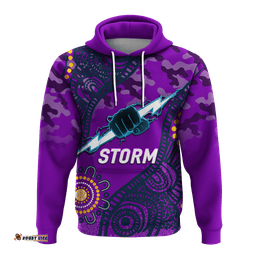 custom personalised storm rugby anzac day camouflage indigenous art hoodie