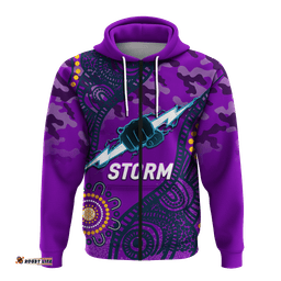 custom personalised storm rugby anzac day camouflage indigenous art hoodie