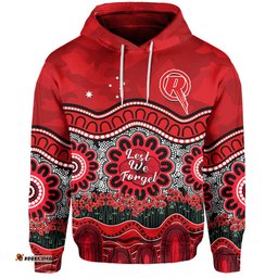 custom text and number renegades cricket anzac hoodie melbourne poppy aboriginal camouflage