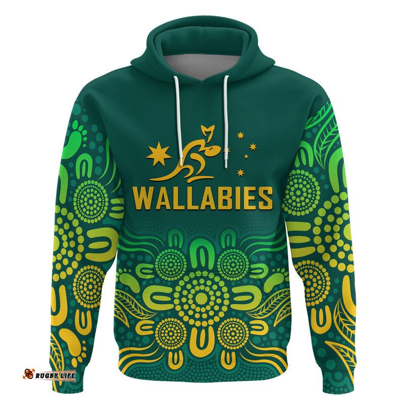 custom personalised australia rugby wallabies zip up and pullover hoodie