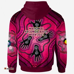 national reconciliation week custom hoodie celebrate indigenous history and culture "be brave make change" hoodie