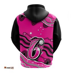 sixers cricket hoodie sydney aboriginal painting