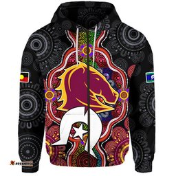 broncos rugby naidoc week zip up and pullover hoodie indigenous