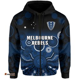 melbourne rebels rugby hoodie gradient aboriginal