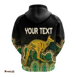 personalised australia soccer hoodie world cup matildas with kangaroo