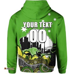 custom personalised and number happy australia day sydney thunder hoodie