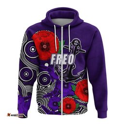 custom personalised anzac day afl freo army mix aboriginal hoodie