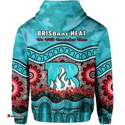 brisbane heat cricket anzac hoodie poppy aboriginal camouflage