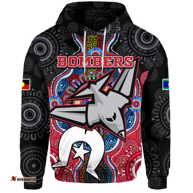 bombers football naidoc week zip up and pullover hoodie indigenous
