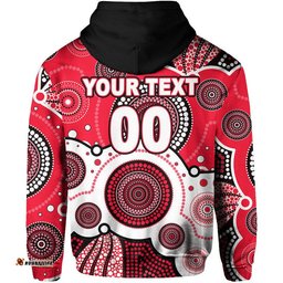 custom personalised and number dolphins rugby hoodie aboriginal