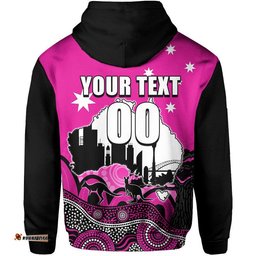 custom personalised and number happy australia day sydney sixers hoodie