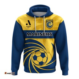central coast football hoodie a league men mariners 2004 palm tree simple style