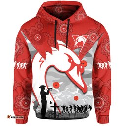 swans football anzac hoodie sydney indigenous camouflage art