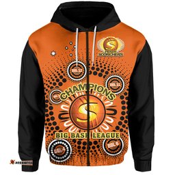 perth scorchers cricket hoodie indigenous 5th champions bbl proud