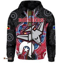 custom personalised bombers football naidoc week zip up and pullover hoodie indigenous