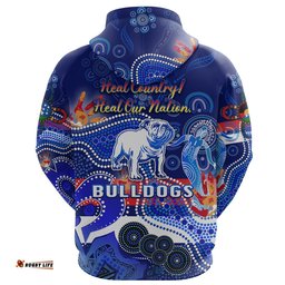 Western Hoodie Bulldogs Indigenous NAIDOC Heal Country! Heal Our Nation