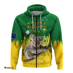 australia day hoodie koala sydney opera house national color
