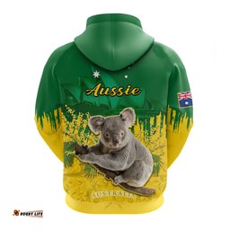 australia day hoodie koala sydney opera house national color